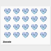 Blauwe Vlinders Stickers (Vel)