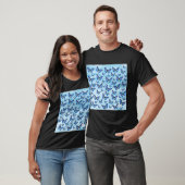 Blauwe Vlinders T-shirt (Unisex)