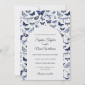 Blauwe Vlinders uit Grootmoeders Tijd Kaart (Voorkant)