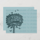Blauwe Vlinders Vlinders Droomboom Briefkaart (Voorkant / Achterkant)
