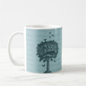 Blauwe Vlinders Vlinders Droomboom Koffiemok (Links)