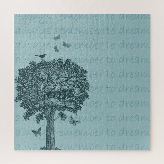 Blauwe Vlinders Vlinders Droomboom Legpuzzel (Verticaal)