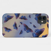 Blauwe Vlinders Zonsopgang Case-Mate iPhone Case (Achterkant (horizontaal))