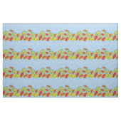 blauwe vlinderstof stof (Fat Quarter)