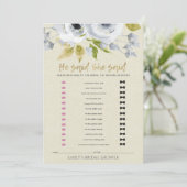 BLAUWE VLOEISTOFFER HIJ ZEI DAT ZE VRIJGEZELLENFEE KAART (Staand voorkant)