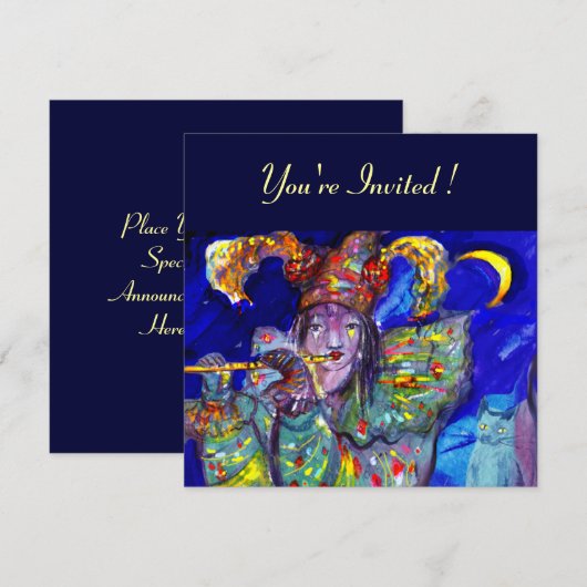 BLAUWE VLOEISTOFFER KAART (Voorkant / Achterkant)