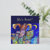 BLAUWE VLOEISTOFFER KAART (Staand voorkant)