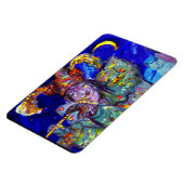 BLAUWE VLOEISTOFFER MAGNEET (Linkerzijde)