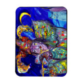 BLAUWE VLOEISTOFFER MAGNEET (Verticaal)