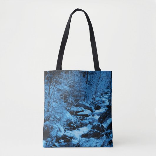 Blauwe vloerbek Fantasy Art Tote Bag (Voorkant)