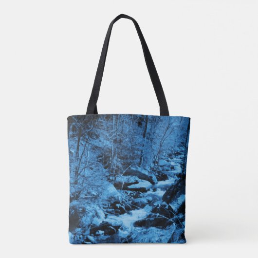 Blauwe vloerbek Fantasy Art Tote Bag (Achterkant)