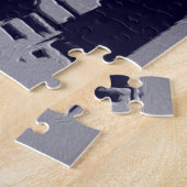 Blauwe vlucht legpuzzel (Zijkant)