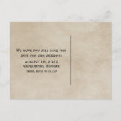 Blauwe Vluriergrens sparen het Briefkaart van de D (Achterkant)
