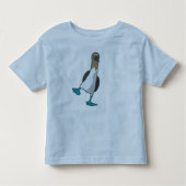 blauwe voet kinder shirts (Voorkant)
