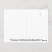 Blauwe voet ... Mijn computerart van 2005 Briefkaart (Achterkant)