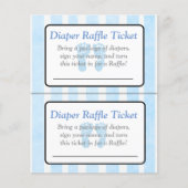 Blauwe voetafdruk Vergelijkbare baby showers (Voorkant)