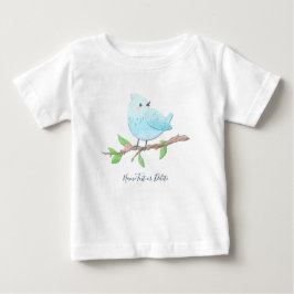 Blauwe Vogel Baby T-shirt