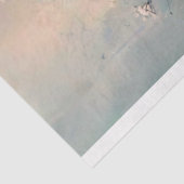 Blauwe vogel & botanische romantische etherische tissuepapier (Detail)