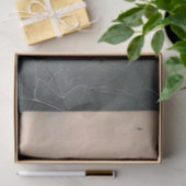 Blauwe Vogel & Botanische Romantische Ethische  Tissuepapier (Geschenk)