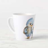 Blauwe Vogel Broer Zus Latte Mok (Linkerhoek)