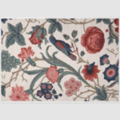 Blauwe vogel en bloemontledingspapier tissuepapier (Voorkant)