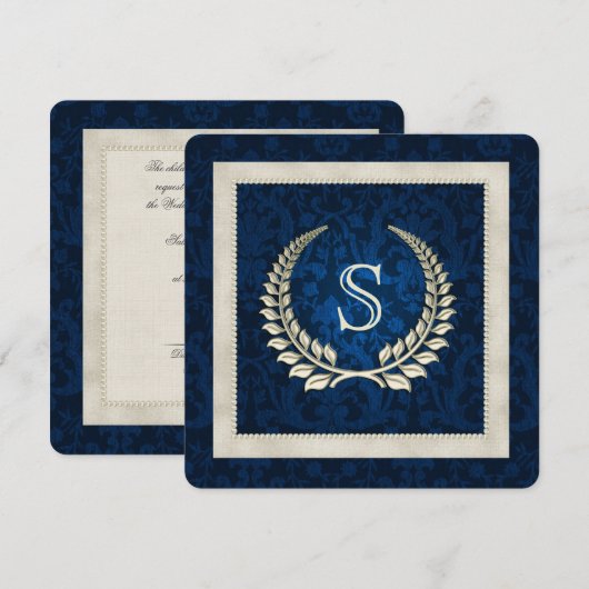 Blauwe vogel en hernieuwing van de parelvogel kaart (Voorkant / Achterkant)