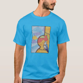 Blauwe vogel en sinaasappels Bluesong T-shirt