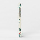 Blauwe Vogel Hulst Kerstmis Winter Kerk Case-Mate iPhone Case (Achterkant/links)