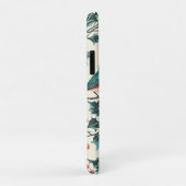 Blauwe Vogel Hulst Kerstmis Winter Kerk Case-Mate iPhone Case (Achterkant/rechts)