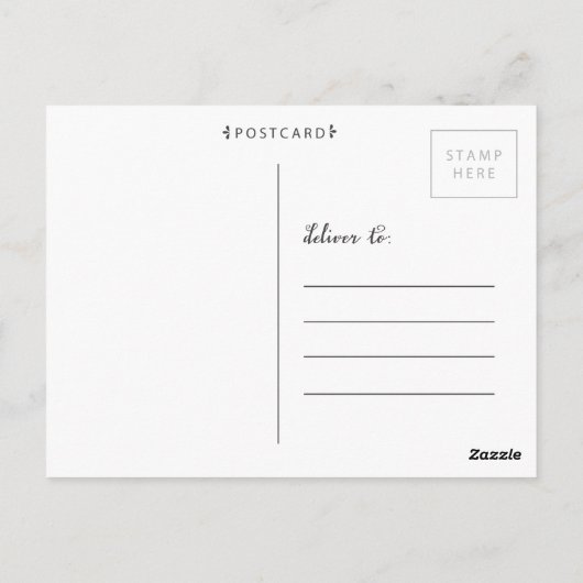 Blauwe vogel in Red Spring Garden Art Artist Briefkaart (Achterkant)