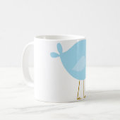 Blauwe vogel koffiemok (Voorkant links)