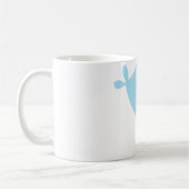 Blauwe vogel koffiemok (Links)