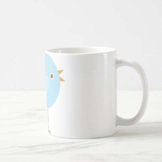 Blauwe vogel koffiemok (Rechts)