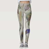Blauwe vogel - Leggings (Voorkant)
