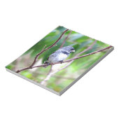 Blauwe vogel notitieblok (Linkerzijde)