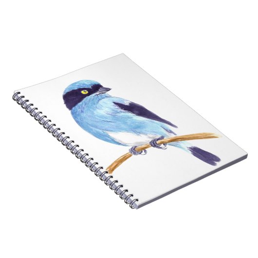 Blauwe vogel notitieboek (Rechterzijde)