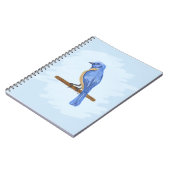 Blauwe vogel notitieboek (Linkerzijde)
