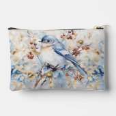 Blauwe vogel op een tak etui (Achterkant)