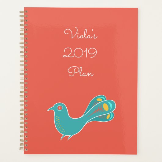  Blauwe Vogel Planner (Voorkant)