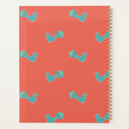  Blauwe Vogel Planner (Achterkant)