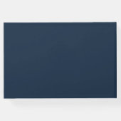 Blauwe Vogel Roze Bloemen 50ste Verjaardag Gastenboek (Achterkant)