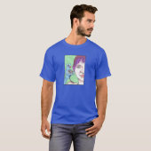Blauwe Vogel Serenade T-shirt (Voorkant volledig)