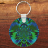 Blauwe Vogel Sleutelhanger (Voorkant)