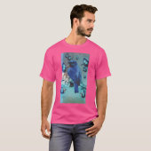 Blauwe vogel t-shirt (Voorkant volledig)