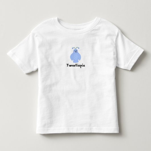 Blauwe Vogel - Tweetiepie Kinder Shirts (Voorkant)