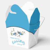 Blauwe Vogel van Geluk Weggooi Favoriet Doos Bedankdoosjes (Geopend)