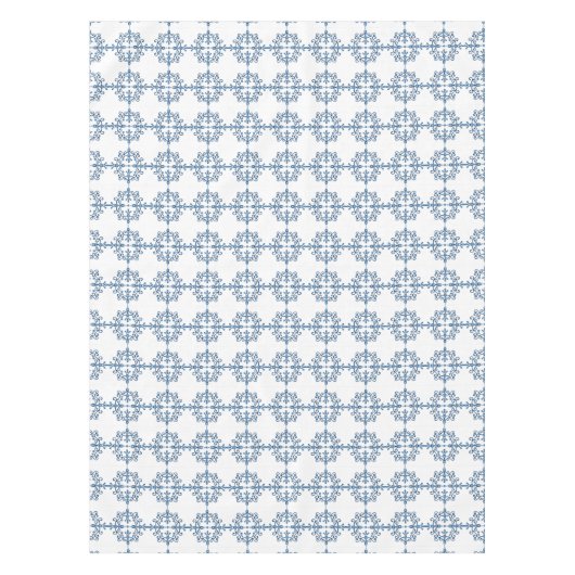 Blauwe vogel van gelukkige vleugelvogels patroon tafelkleed (Voorkant)