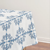 Blauwe vogel van gelukkige vleugelvogels patroon tafelkleed (Voorbeeld)