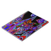 Blauwe vogel van het paradijszwarte Notitieboek (Linkerzijde)