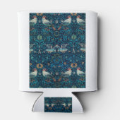 blauwe vogel van William Morris Blikjeskoeler (Achterkant)